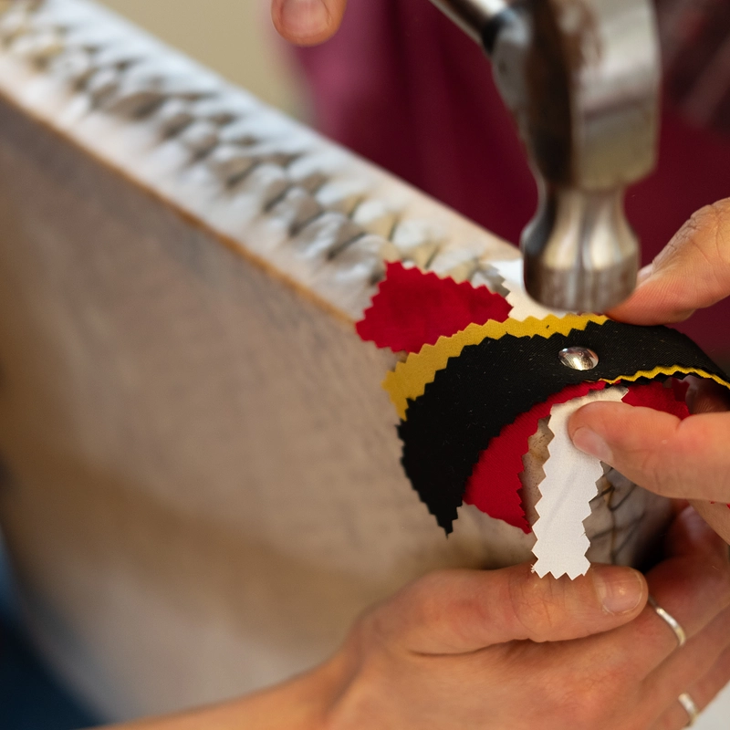 Taller de construcció de panderos quadrats